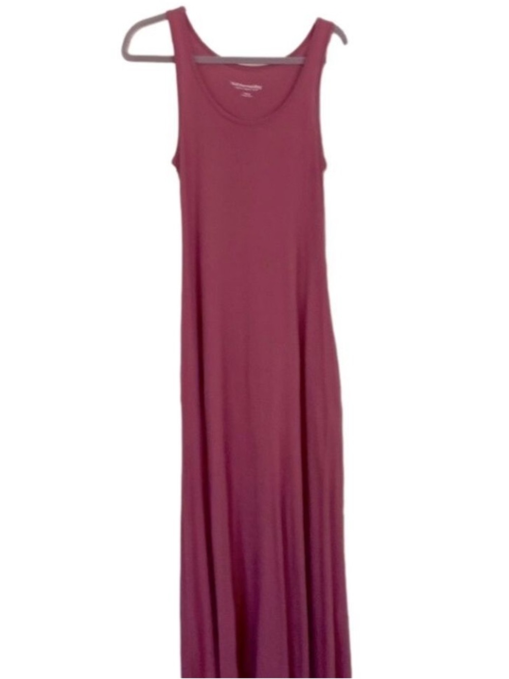Women's Long Deep Pink Maxi Dress Pockets